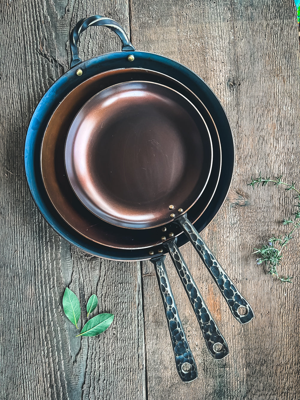 Heritage Carbon Steel Skillet Set