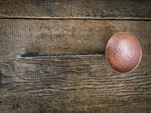 Forged Copper Serving Ladle