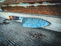 Culinary Pattern Welded Mosaic Damascus Gyuto Knife