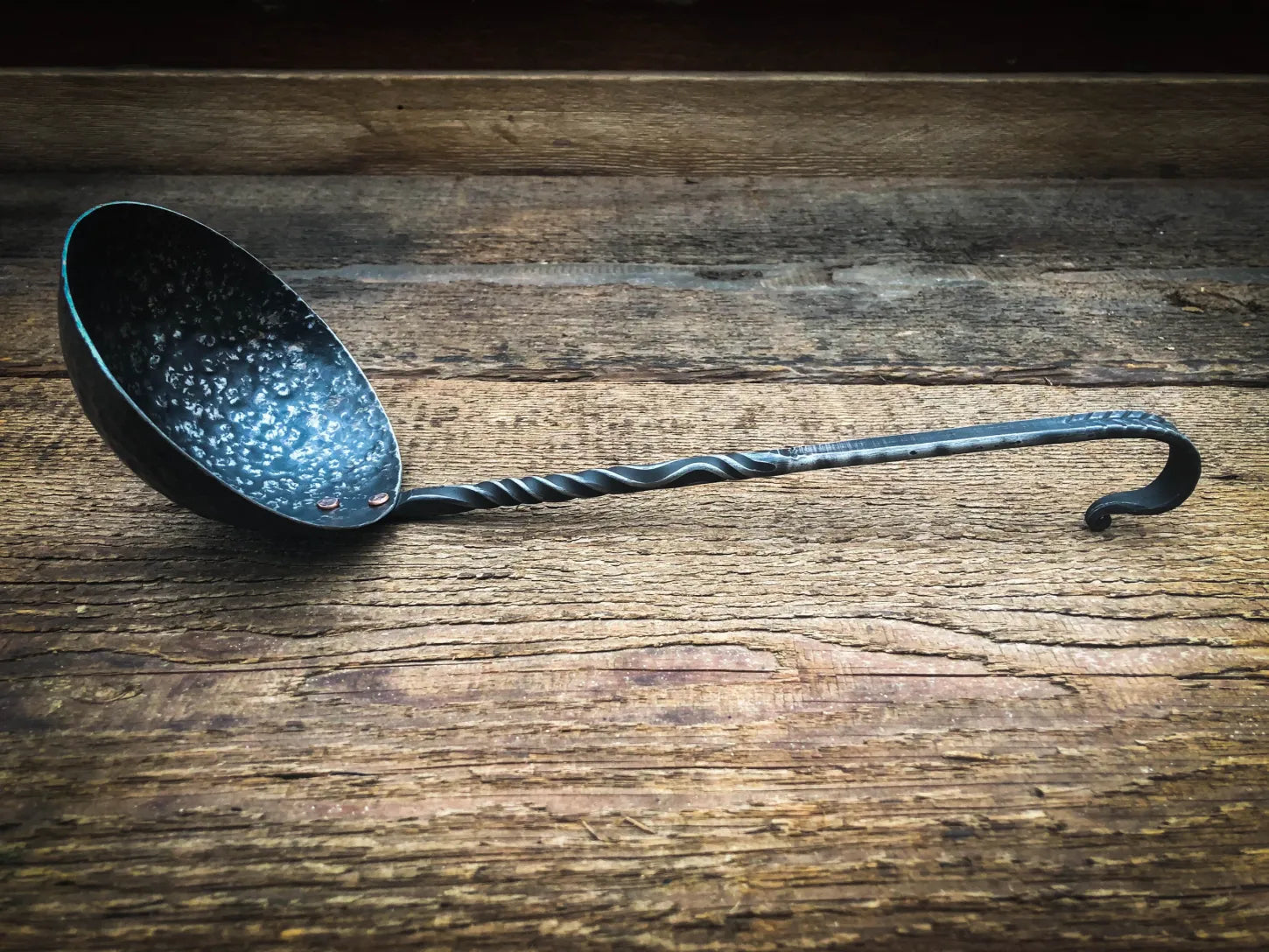 Forged Silver Ladle