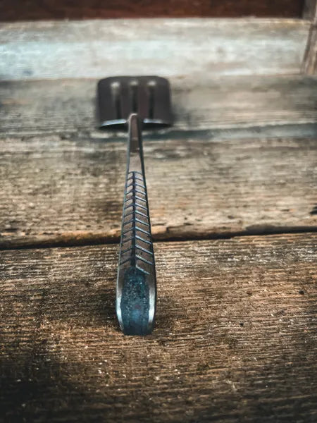 Forged Silver Titanium Spatula