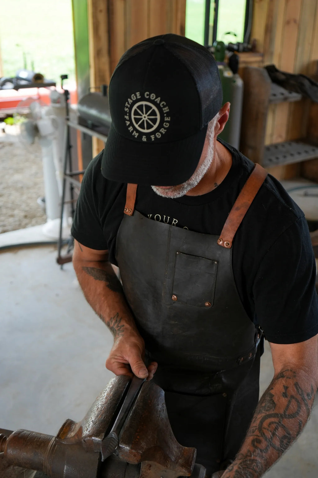 Stage Coach Forge Trucker Hat worn