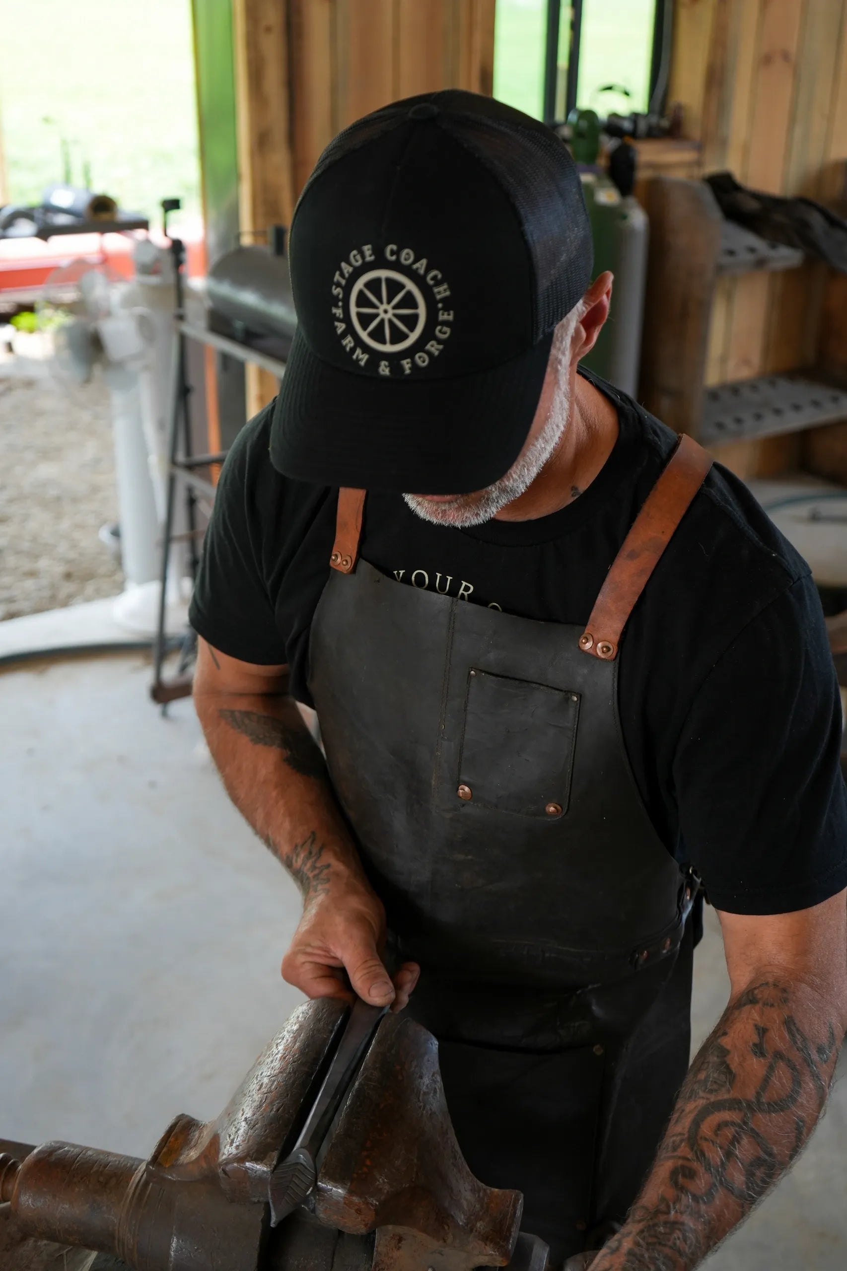 Stage Coach Forge Trucker Hat worn