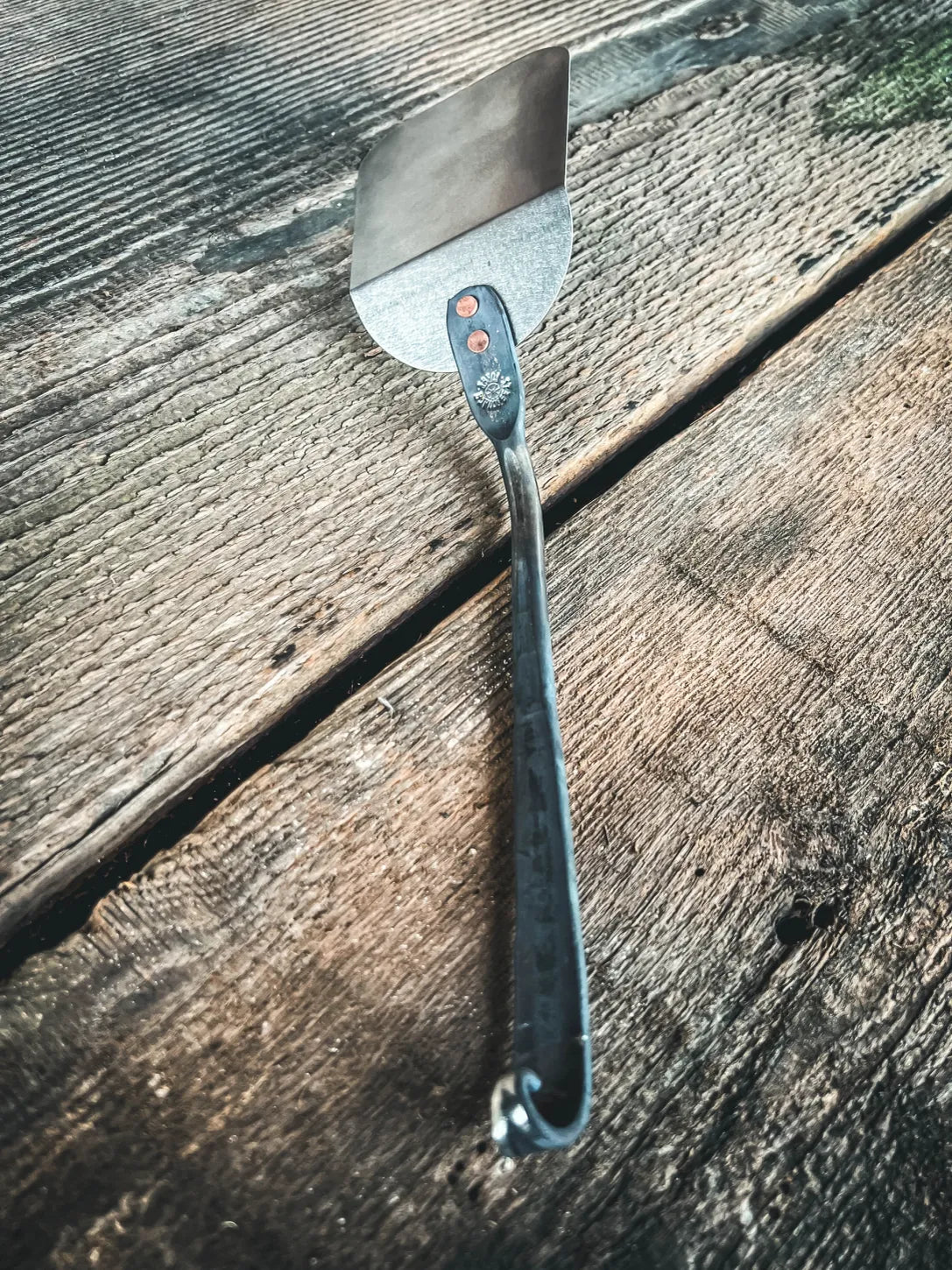Forged Silver Titanium Spatula