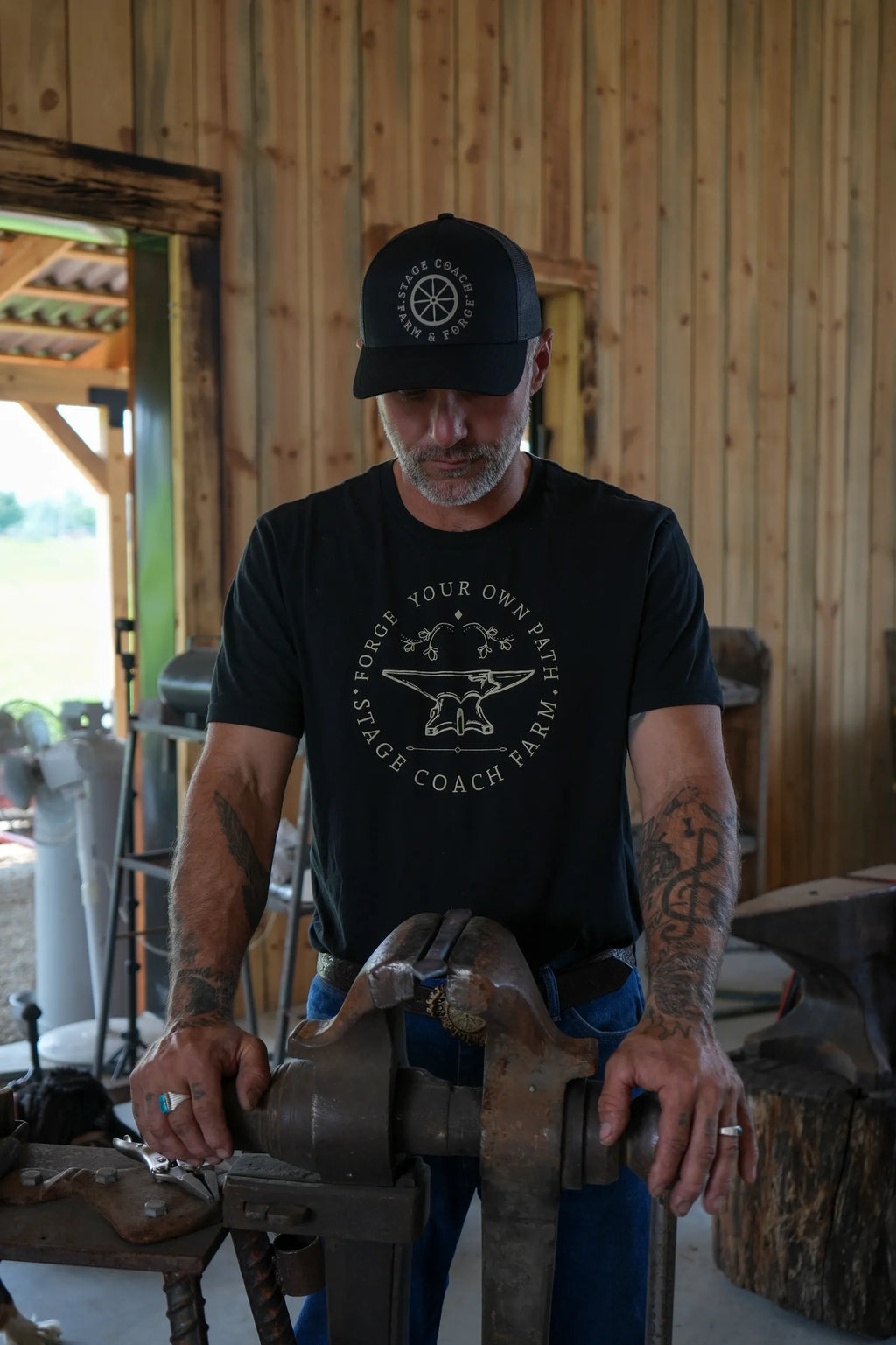 Forge Your Own Path Organic Cotton T-Shirt detail